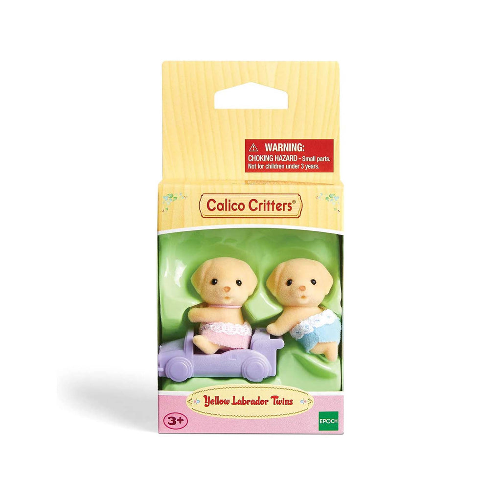 Calico Critters Yellow Labrador Twins Figure Set