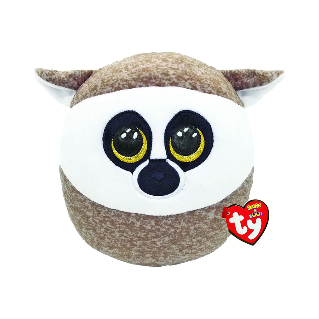 Ty Squish A Boos Linus Lemur 10 Inch Plush Figure