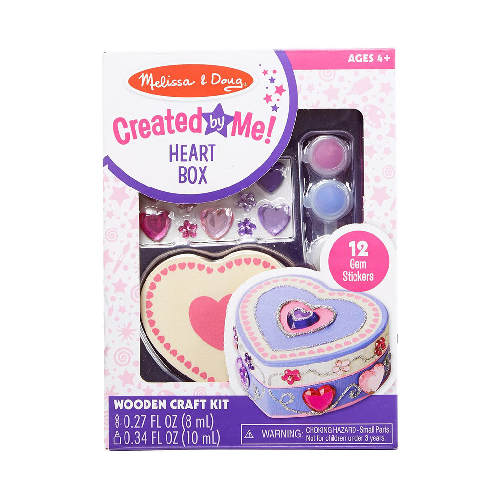 Melissa And Doug Created By Me Heart Box Wooden Craft Kit