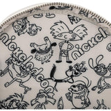 Loungefly Nickelodeon Characters All Over Print Mini Backpack - Radar Toys