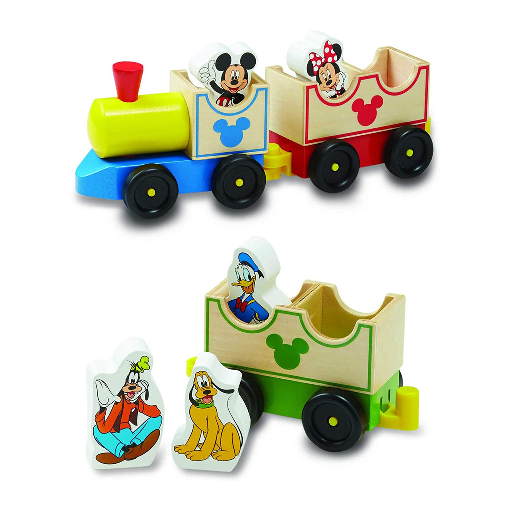 Melissa And Doug Mickey Mouse And Friends Wooden All Aboard Train