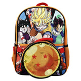 Bioworld Dragon Ball Z Characters With Dragon Ball Four Backpack - Radar Toys