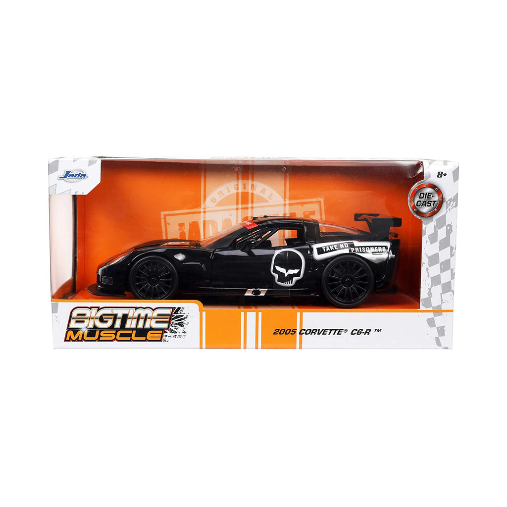 Jada Toys Bigtime Muscle 2005 Corvette C6-R 1:24 Diecast Car