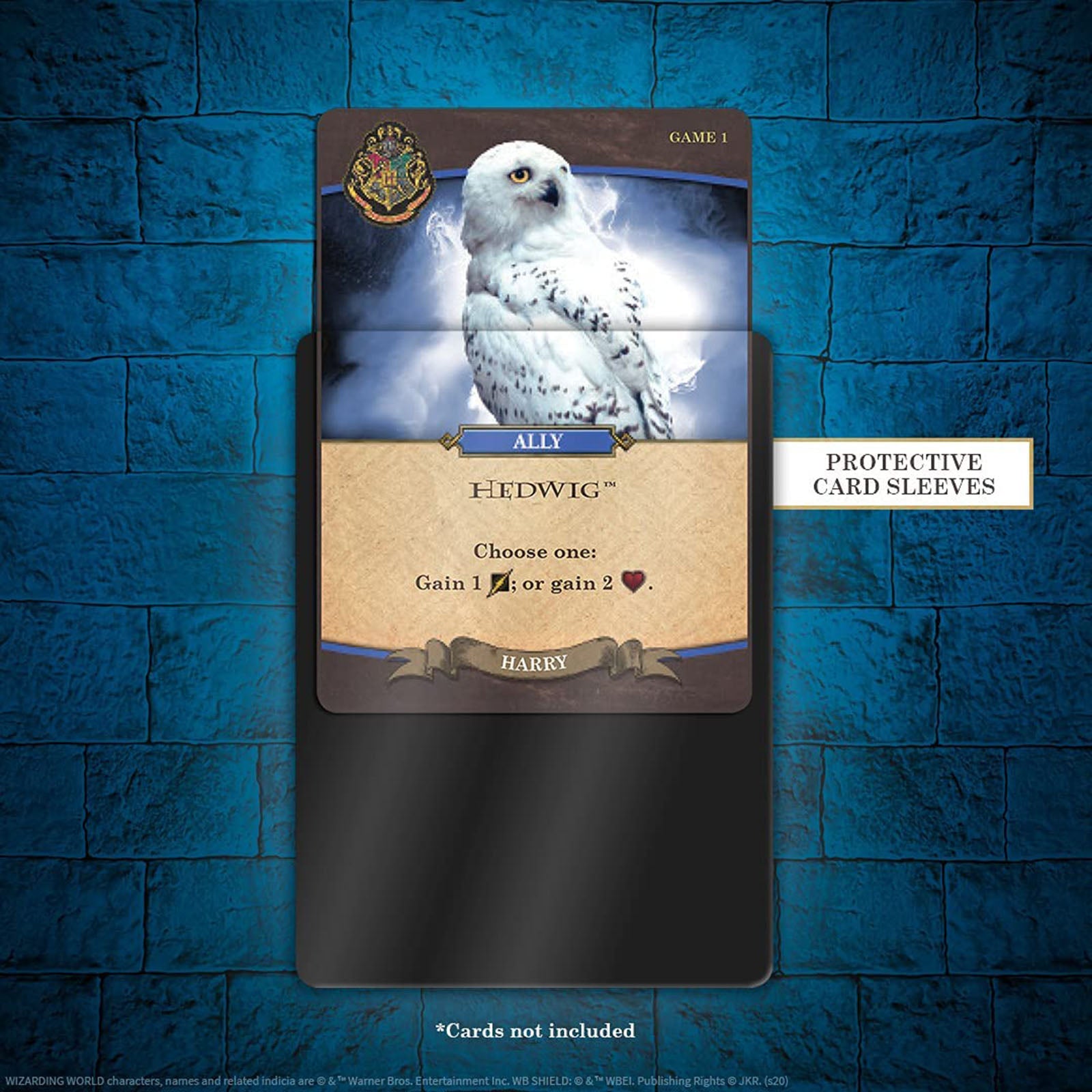 USAopoly Harry Potter Hogwarts Battle 160 Protective Card Sleeves USAopoly Harry Potter Hogwarts Battle 160 Protective Card Sleeves