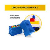 LEGO® Storage 2-Stud Brick Bright Blue Storage Container - Radar Toys