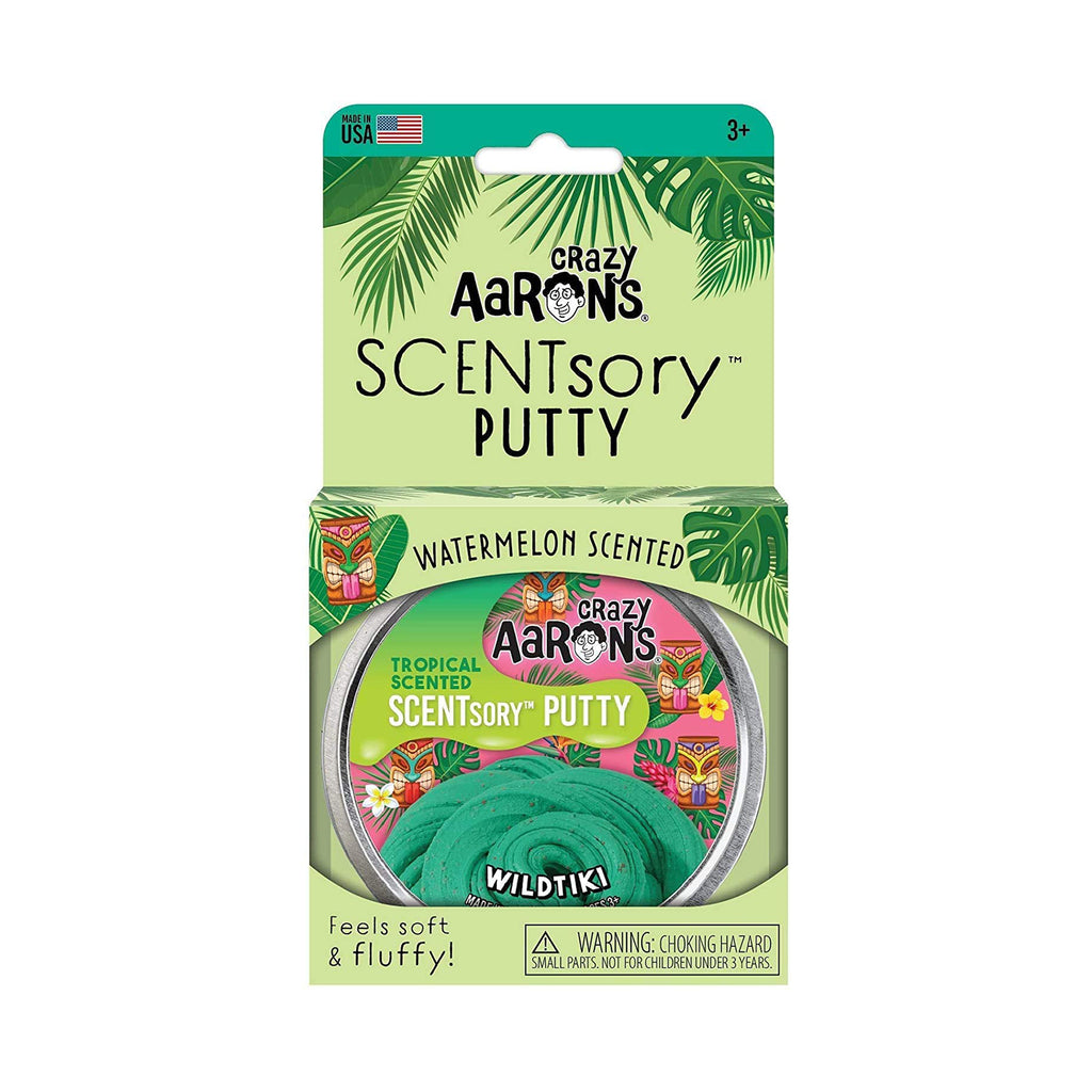 Crazy Aaron's Scentsory Putty Scented Watermelon Wild Tiki Thinking Putty