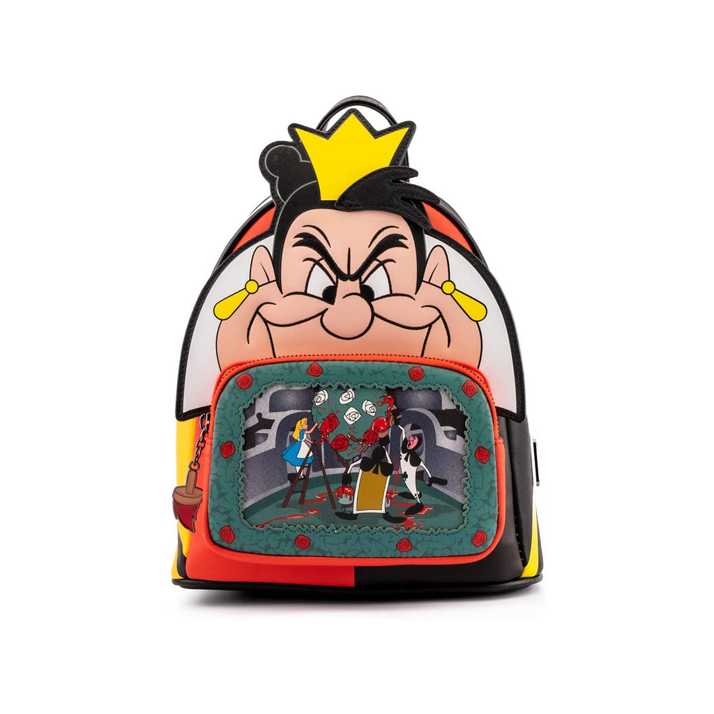 Loungefly Disney Villains Scene Series Queen Of Hearts Mini Backpack