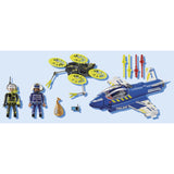 Playmobil City Action Police Jet With Drone Building Set 70780 - Radar Toys