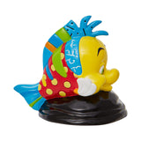 Enesco Disney Britto Little Mermaid Flounder Mini Figurine - Radar Toys
