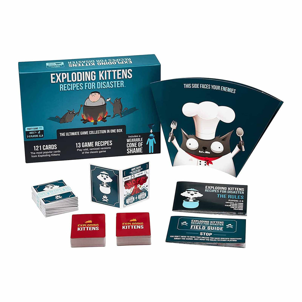 Exploding Kittens Recipes For Disaster Board Game - Radar Toys