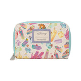 Loungefly Disney Crystal Sidekicks Characters  Zip Around Wallet - Radar Toys