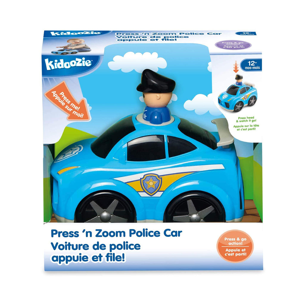 Kidoozie Press 'N Zoom Police Car Activity Toy