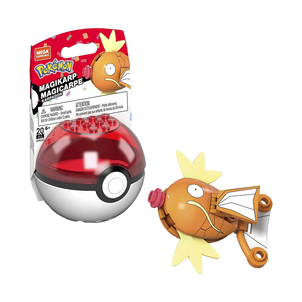 Mega Construx Pokemon Magikarp Poke Ball Building Set