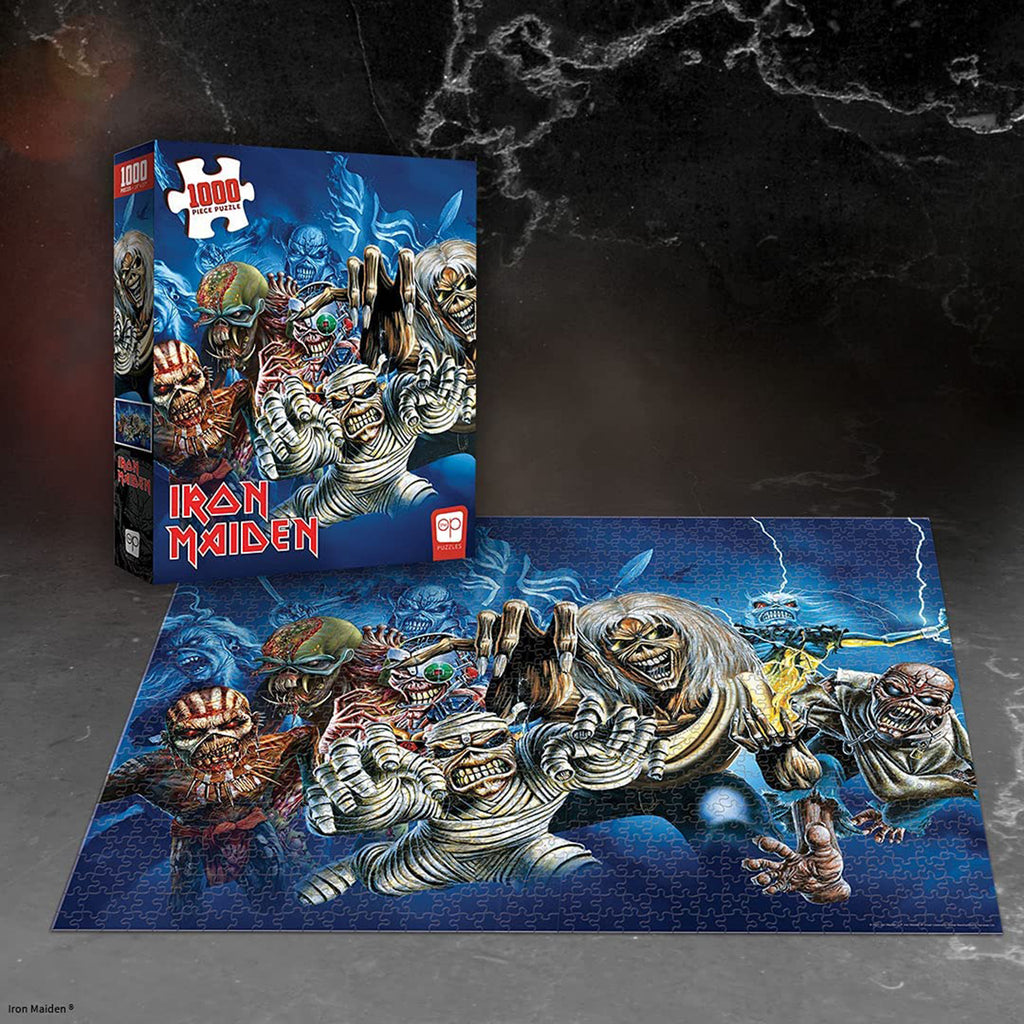 USAopoly Iron Maiden Faces Of Eddie 1000 Piece Puzzle - Radar Toys