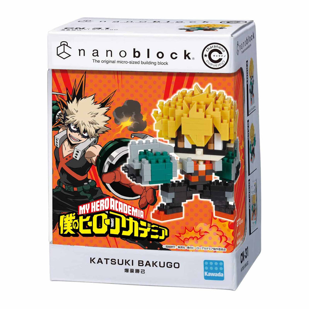 Nanoblock Charano My Hero Academia Katsuki Bakugo Building Set - Radar Toys