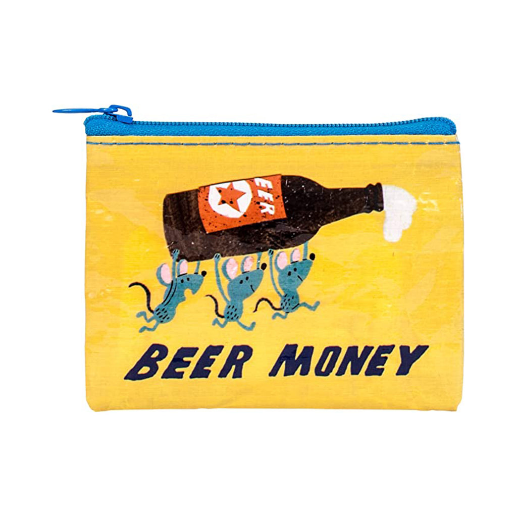 Blue Q Beer Money Coin Purse