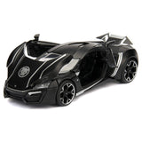 Jada Toys Marvel Avengers Black Panther & Lykan Hypersport 1:24 Diecast Car - Radar Toys