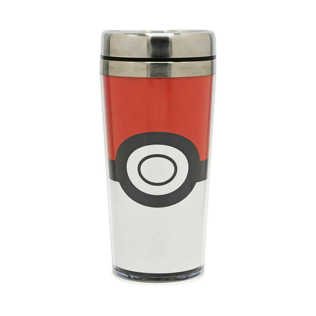 Pokemon Stainless Steel Pokeball 16 oz Travel Mug