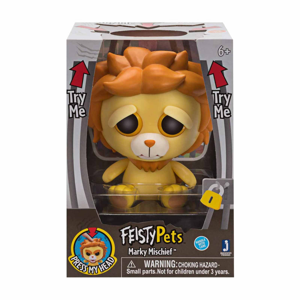 Feisty Pets Marky Mischief Lion 4 Inch Figure