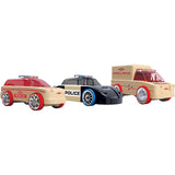 Playmonster Automoblox Mini Series 3 Pack Rescue Set Figure - Radar Toys