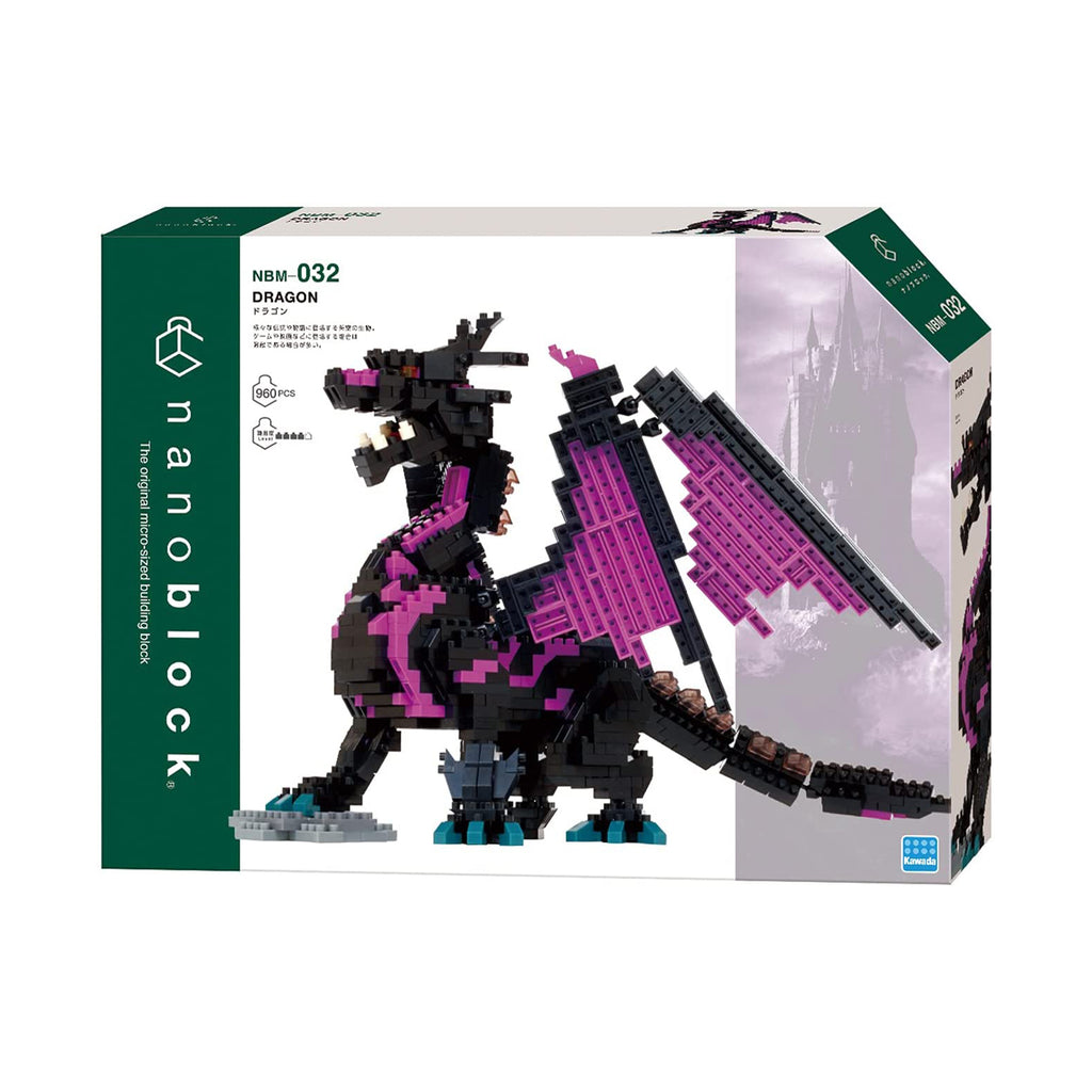 Nanoblock Dragon Animal Deluxe Fantasy Building Set