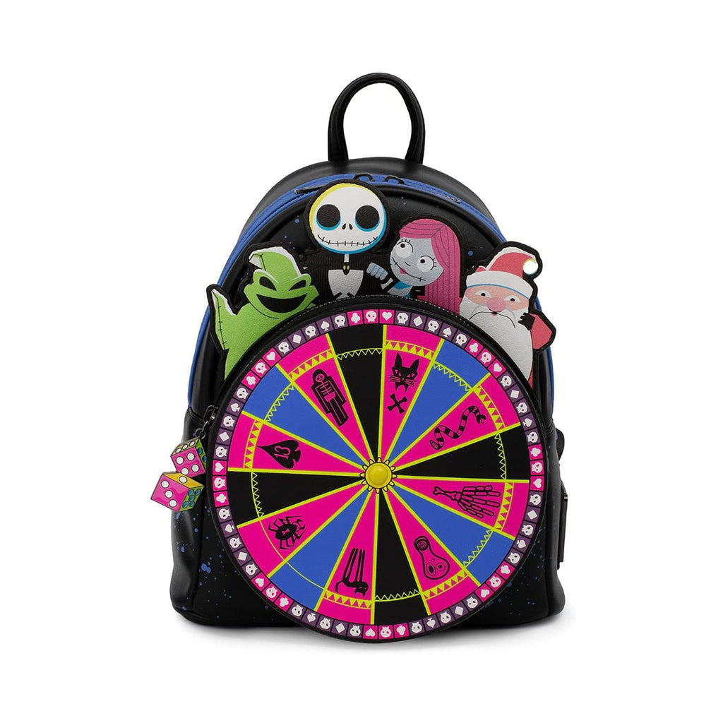 Loungefly Disney Nightmare Before Christmas Oogie Boogie Wheel Mini Backpack