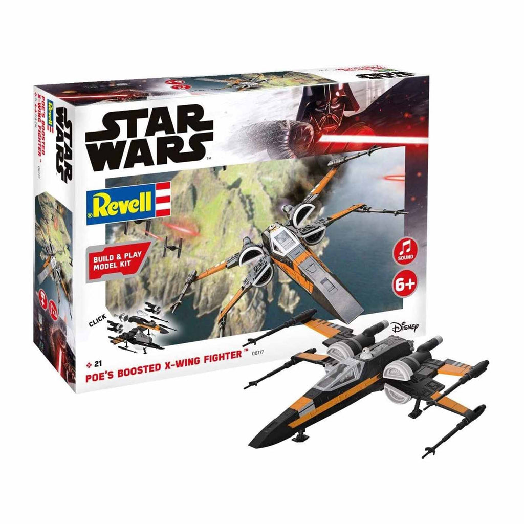 Revell Star Wars Poe's Boosted X-Wing Fighter Snap Model Kit