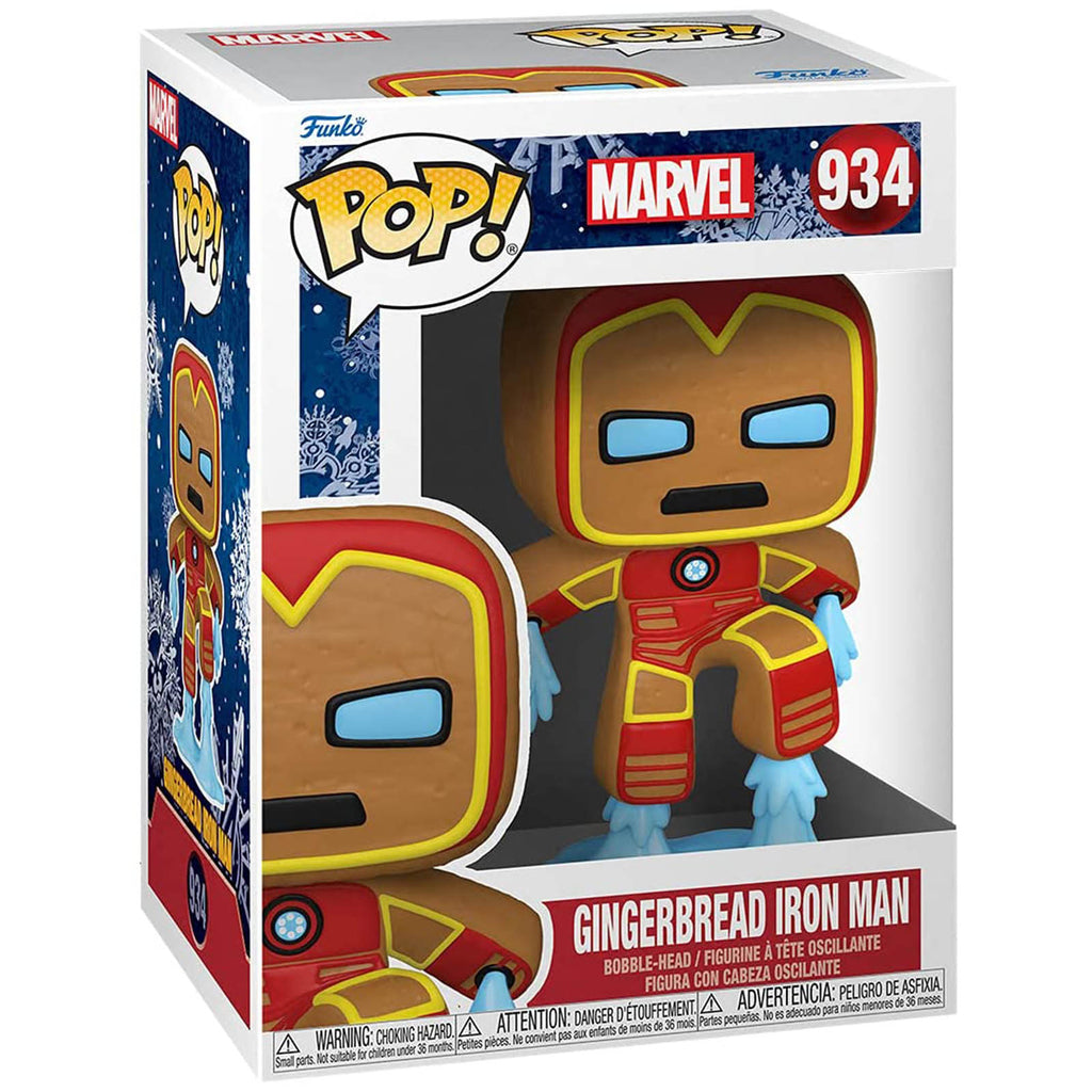 Funko Marvel Holiday POP Gingerbread Iron Man Vinyl Figure - Radar Toys