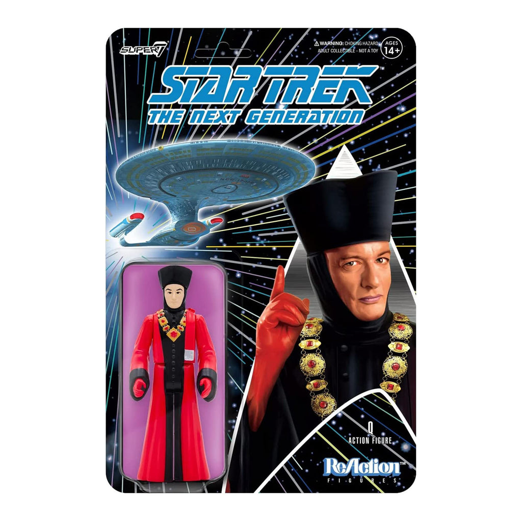 Super7 Star Trek Next Generation Wave 2 Q ReAction Figure