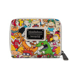 Loungefly Nickelodeon Characters All Over Print Wallet - Radar Toys