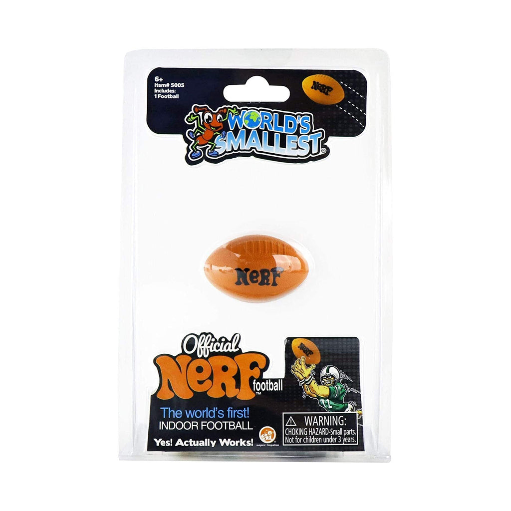 World's Smallest Coolest Official NERF Football Playset