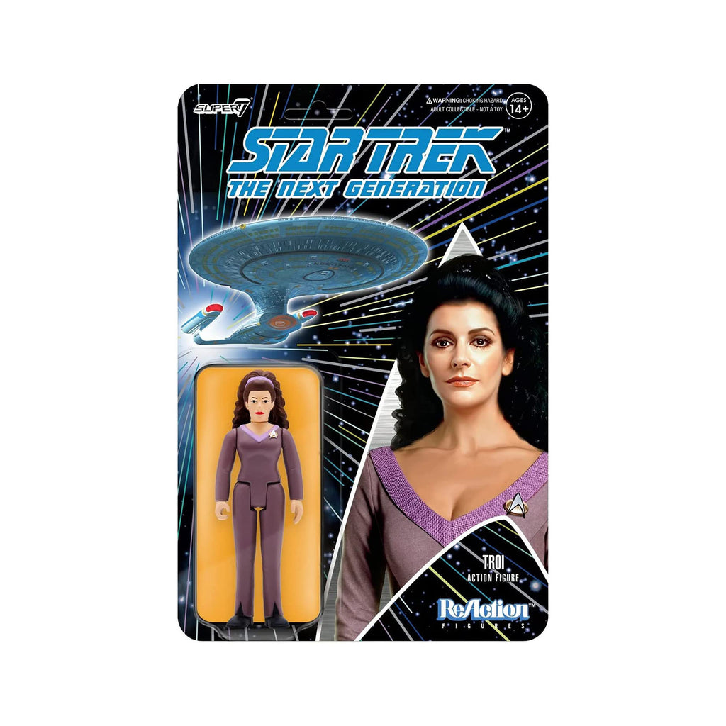 Super7 Star Trek Next Generation Wave 2 Counselor Deanna Troi ReAction Figure
