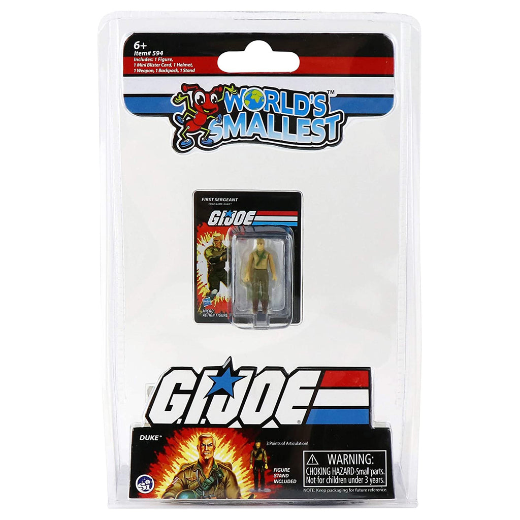 World's Smallest GI Joe Duke Figure