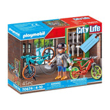 Playmobil City Life E-Bike Workshop Building Set 70674 - Radar Toys