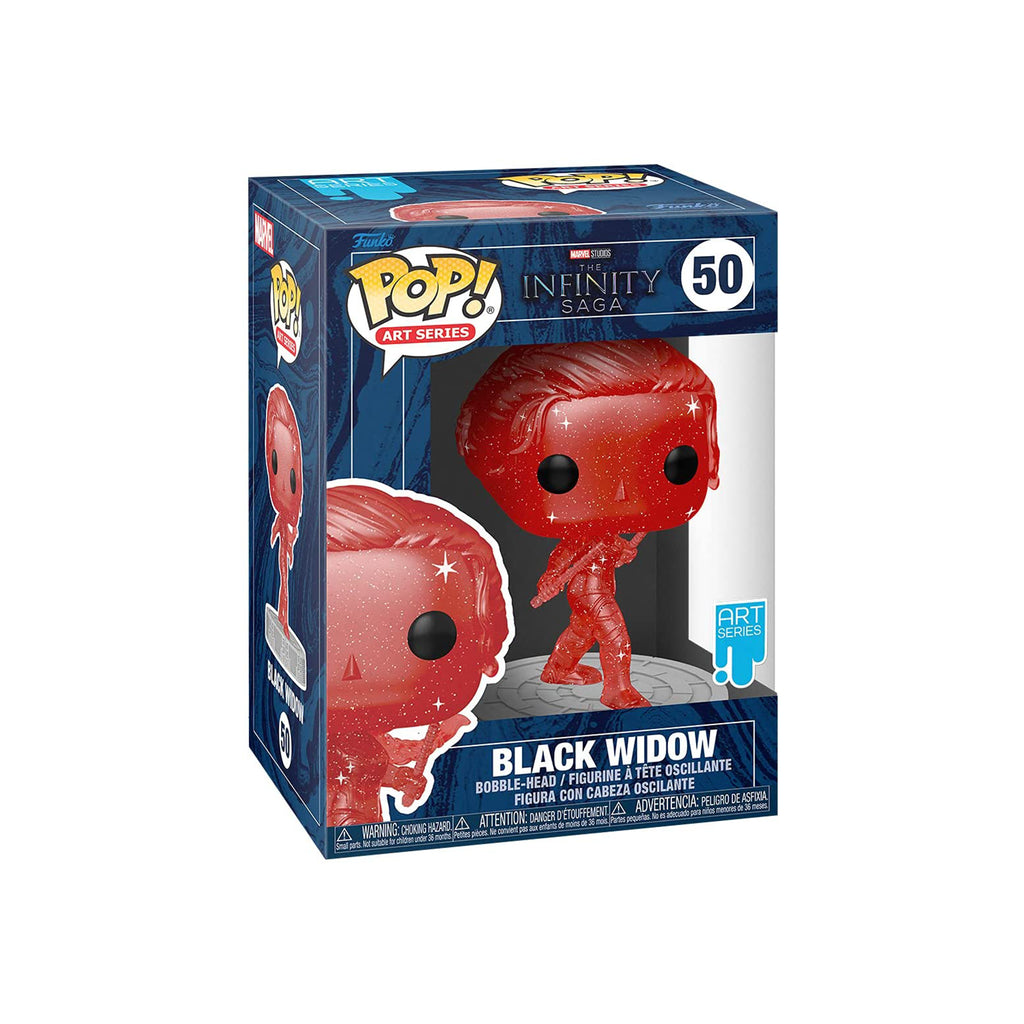 Funko Avengers POP Black Widow Red Artist Series Vinyl Figure