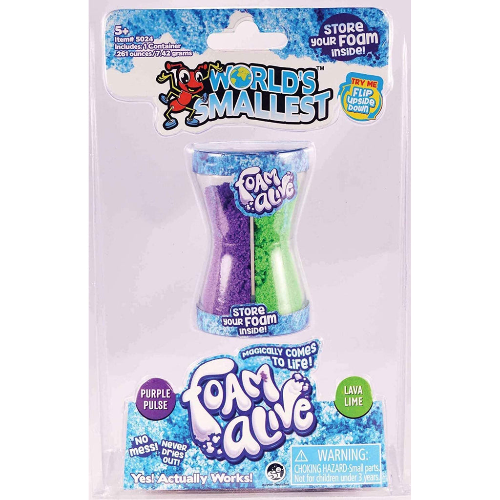 World's Smallest Foam Alive Assorted Playset - Radar Toys