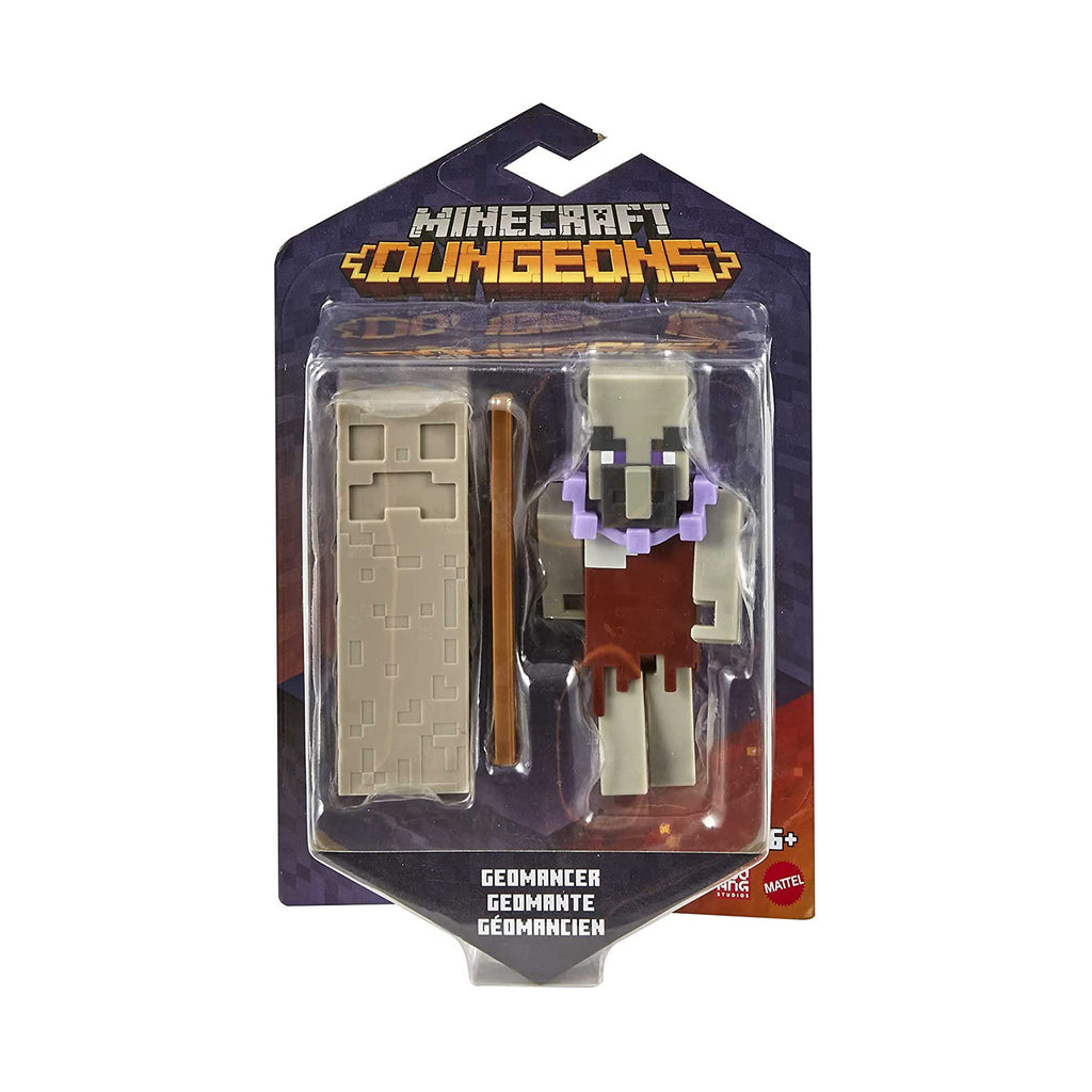 Minecraft Dungeons Geomancer 4 Inch Action Figure