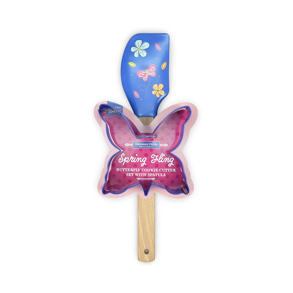 Handstand Kitchen Spring Fling Butterfly Cookie Cutter With Spatula Set - Radar Toys