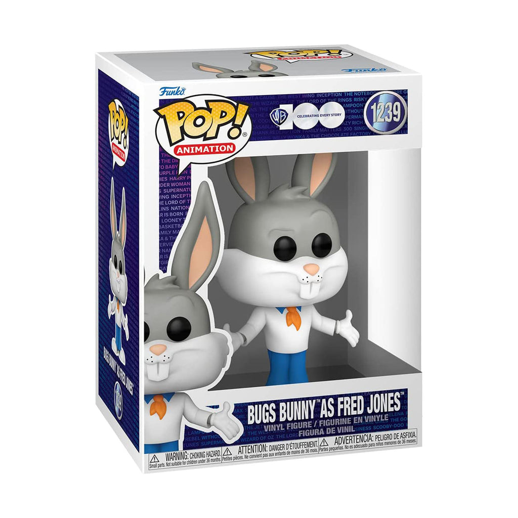 Funko Looney Tunes POP Bugs Bunny As Fred Jones Figure - Radar Toys