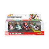 Hot Wheels Mario Kart 4 Pack Princess Peach Rosalina Set - Radar Toys