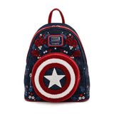 Loungefly Marvel Captain America 80th Anniversary Mini Backpack - Radar Toys
