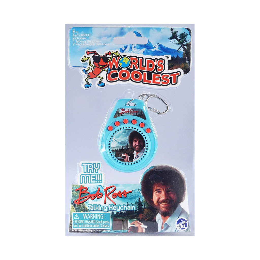 World's Coolest Bob Ross Talking Keychain