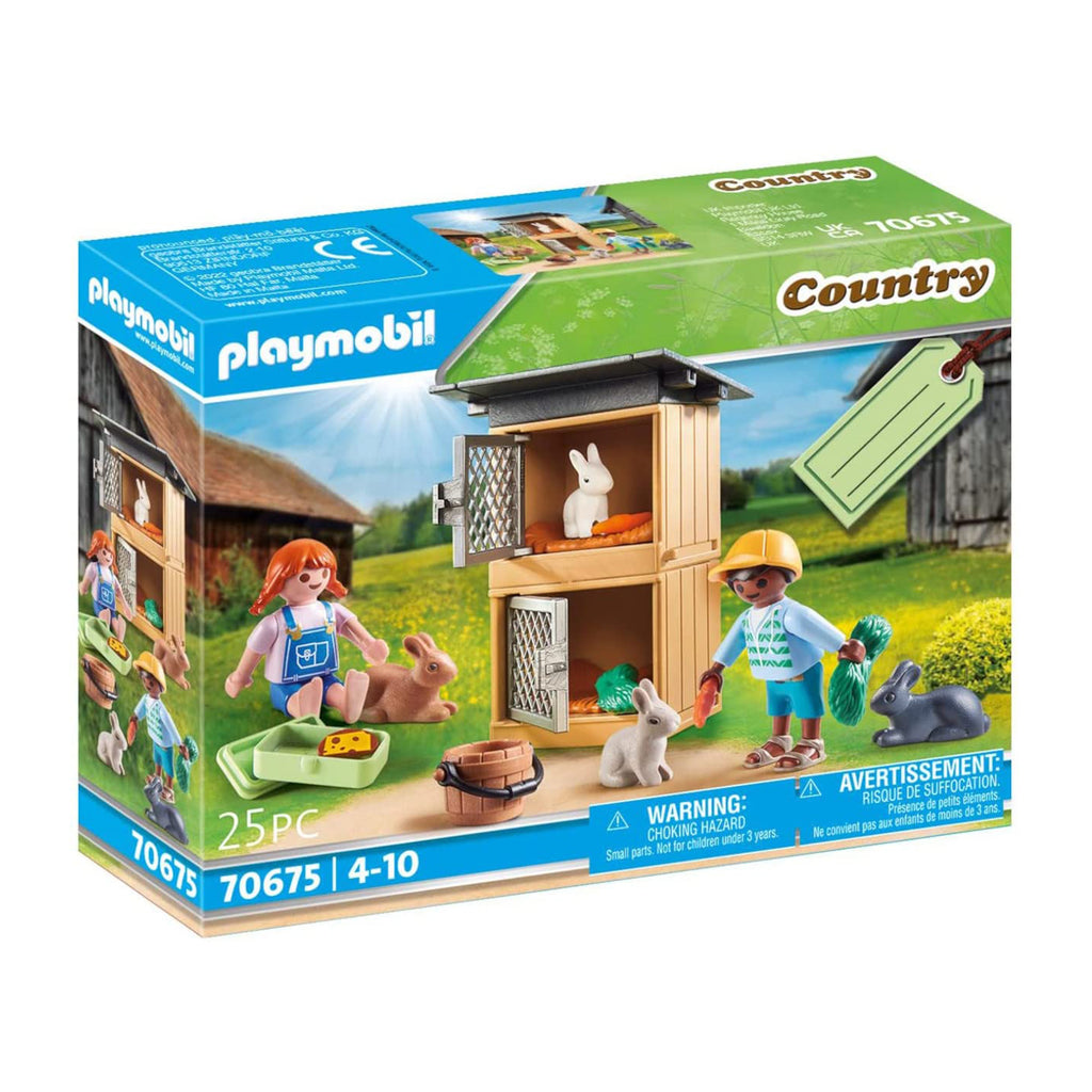 Playmobil Country Rabbit Pen Building Set