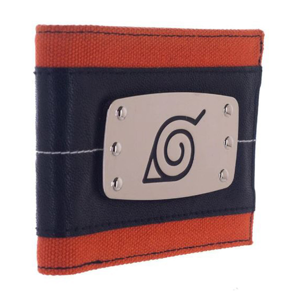 Bioworld Naruto Metal Badge Bi-fold Wallet
