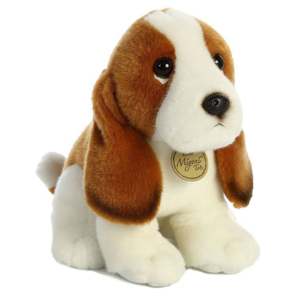 Aurora Miyoni Tots Basset Hound Puppy 11 Inch Plush Figure - Radar Toys