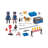 Playmobil City Action Police Roadblock Building Set 6924 - Radar Toys