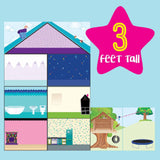 Craft Tastic Playhouse Paint Safe Reusable Wall Stickers - Radar Toys