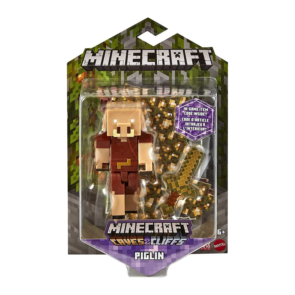 Minecraft Piglin 3.25 Craft-A-Block Action Figure Set