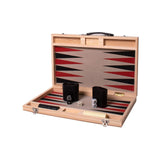 Family Games America Rustik Deluxe Backgammon Wood Case - Radar Toys