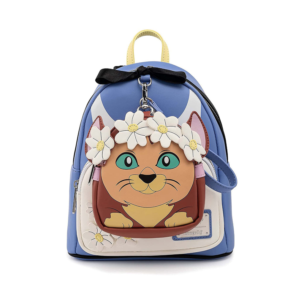 Loungefly Disney Alice In Wonderland Cosplay Mini Backpack With Detachable Wristlet